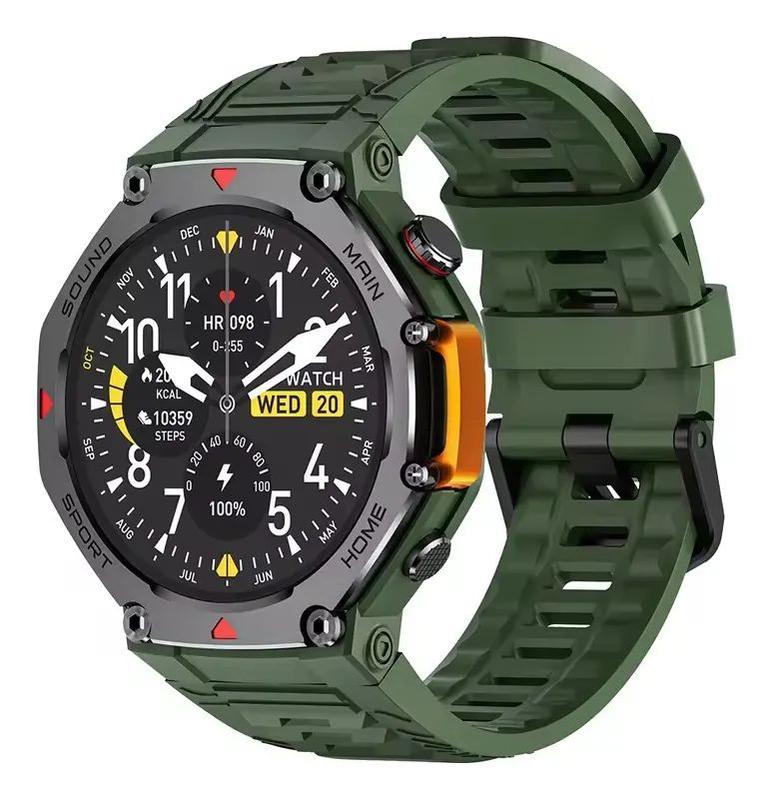 Smartwatch Mrex4 5 ATM A prova dágua Microwear Gps Sos Bússola